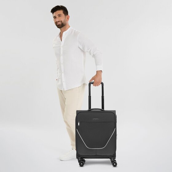 Stratic taska 4-Wiel Cabin Trolley S 55 cm met uittrekbare plooi