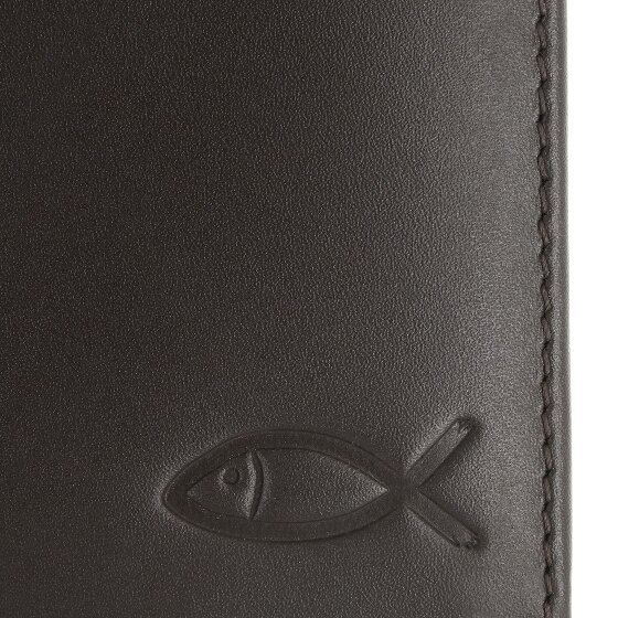 oxmox Leather Portemonnee RFID-bescherming Leder 10 cm