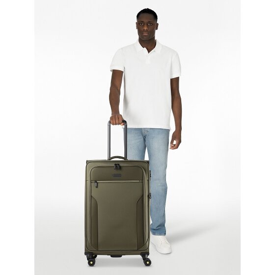 d&n Travel Line 9704 4 wielen Trolley L 78 cm met uitbreidingsplooi