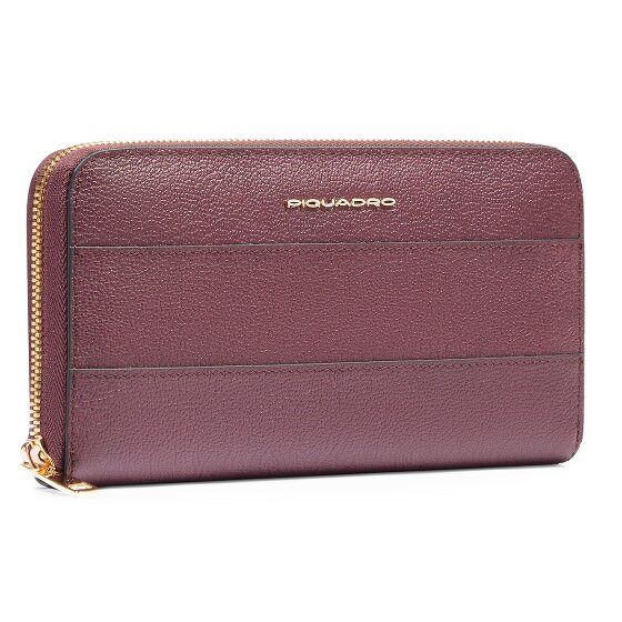 Piquadro Patricia Portemonnee RFID-bescherming Leer 19 cm