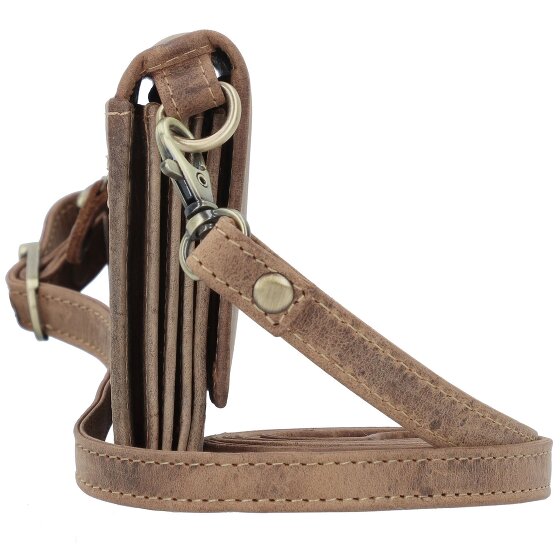 Greenburry Vintage Portemonnee RFID-bescherming Leer 20 cm