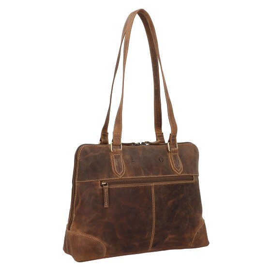 Greenburry Vintage Shopper Tas Leer 37 cm Laptop compartiment