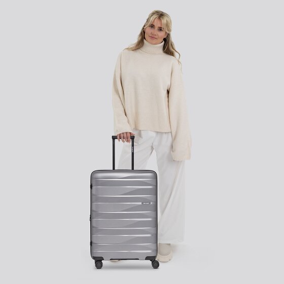Bergpfeil Reis trolley op 4 wielen M 66 cm met uitbreidingsplooi