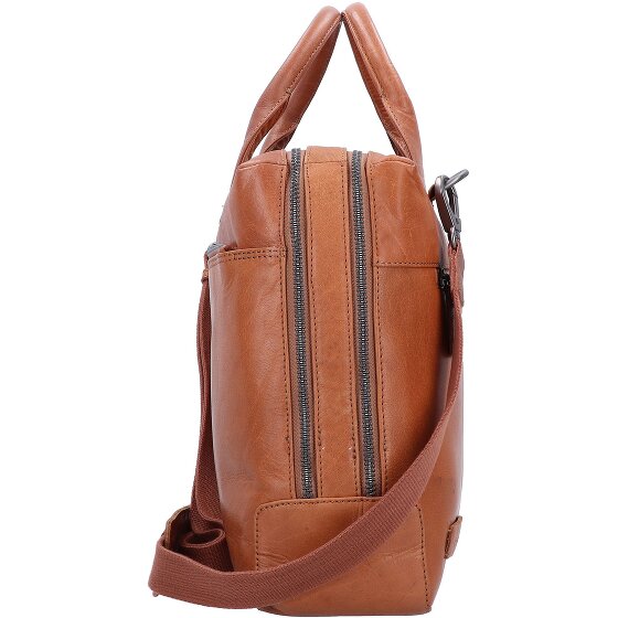 Plevier Rock Flint Koffer RFID-bescherming Leer 41 cm Laptop compartiment