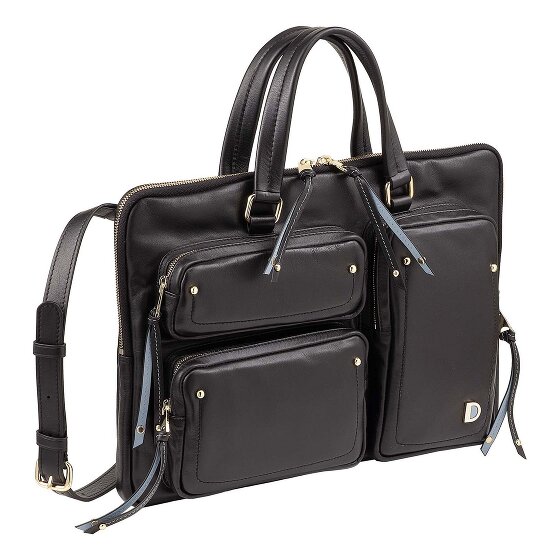 DuDu Pocket Koffer Leer 36 cm Laptop compartiment