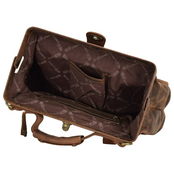 Greenland Nature Klassieke strijktas Dokterstas Leer 37 cm