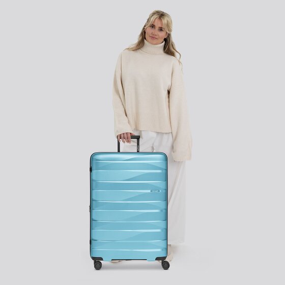 Bergpfeil Reis trolley op 4 wielen L 75 cm met uitbreidingsplooi