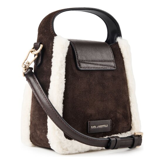 Karl Lagerfeld Signature Mini handtas Leder 18 cm