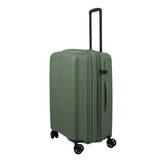 Travelite Air Stripe 4 wielen Kofferset 3-delig met uitbreidingsplooi