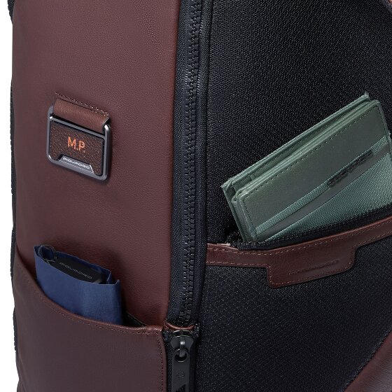 Piquadro Harper Dagrugzak Leer 44 cm Laptop compartiment