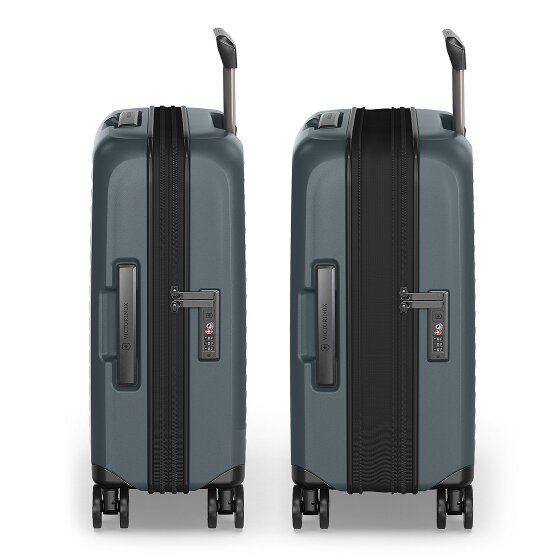 Victorinox Airox Advanced 4 wielen Cabinewagen S 55 cm Laptop compartiment met uitbreidingsplooi