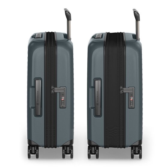 Victorinox Airox Advanced 4 wielen Cabinewagen S 55 cm Laptop compartiment met uitbreidingsplooi