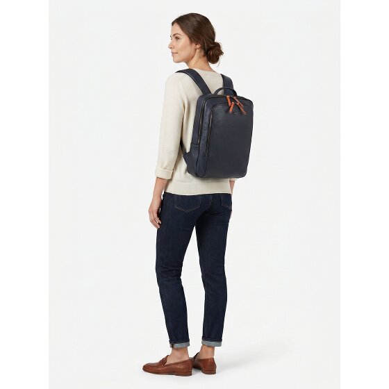Braun Büffel Novara Zakelijke rugzak Leder 40 cm Laptopvak