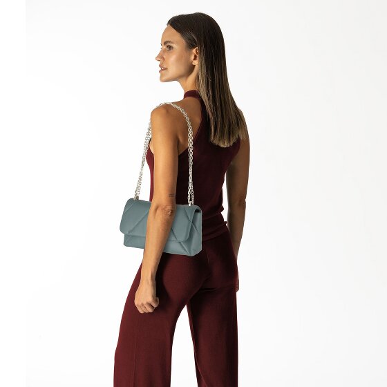 Patrizia Pepe Fly gewatteerde lederen schoudertas 25 cm