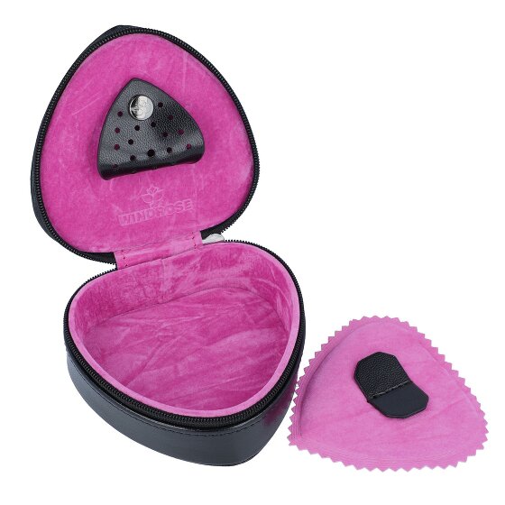 Windrose Merino Moda Leren Sieradendoosje 9 cm