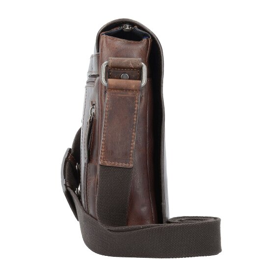 Leonhard Heyden Roma Messenger Leder 31 cm Laptopcompartiment