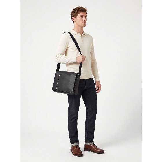 Strellson Kennington Messenger Leder 38 cm Laptopvak