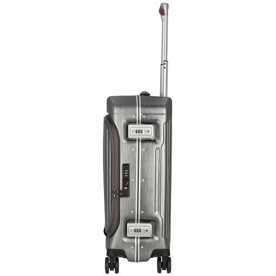 Piquadro PQ-LM 4-wiel cabinewagen 55 cm Laptopvak