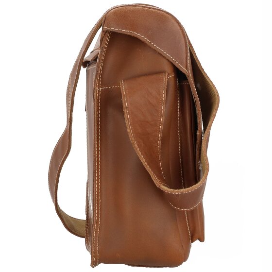 aunts & uncles Hunter Nick Messenger Leer 37 cm laptop compartiment