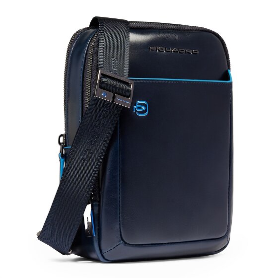 Piquadro Blue Square Mini tas Schoudertas Leer 17 cm