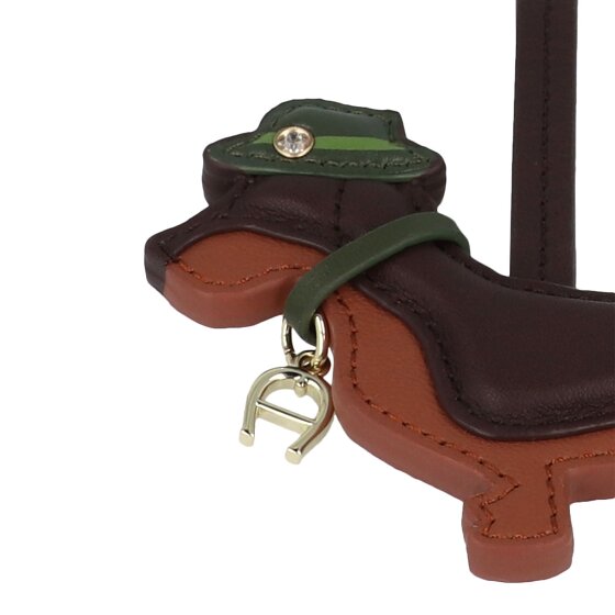 AIGNER Fashion tas tag leer 12 cm