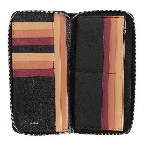 DuDu Ustica Portemonnee RFID-bescherming Leder 20 cm
