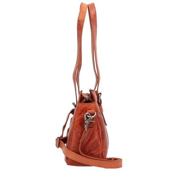 Spikes & Sparrow Schoudertas leer 34 cm