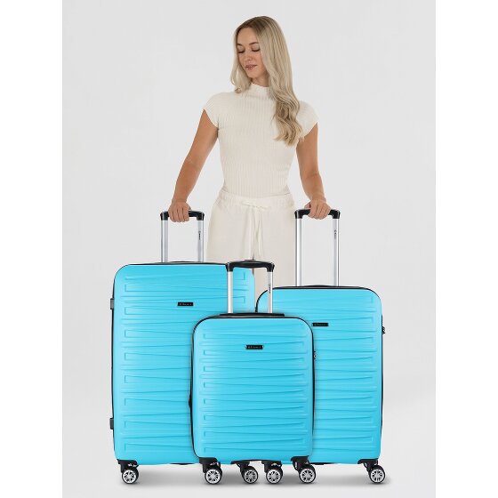 Benzi 5493 4 wielen Kofferset 3-delig met uitbreidingsplooi