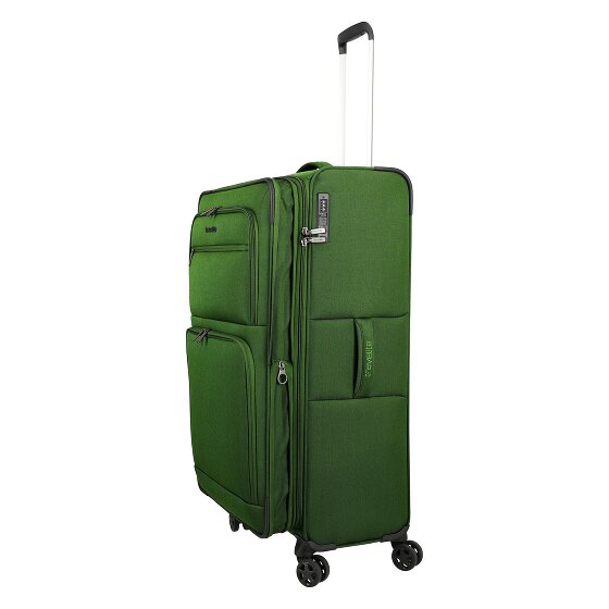 Travelite Cubis 4 wielen Trolley L 83 cm met uitbreidingsplooi