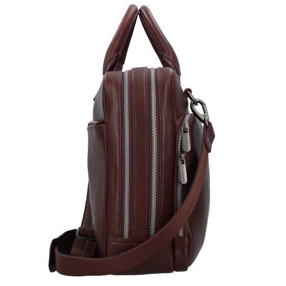 Plevier Vintage Larry Aktentas Leder 40 cm Laptopvak
