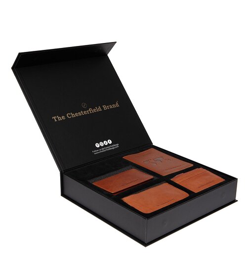 The Chesterfield Brand Portemonnee RFID-bescherming Leer 11.5 cm Geschenkverpakking