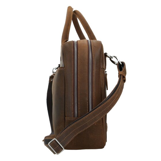 Plevier coventry Koffer Leer 41 cm Laptop compartiment