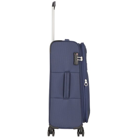 Worldpack Dublin 4 wielen Kofferset 3-delig met uitbreidingsplooi