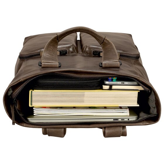 Leonhard Heyden Porto Zakelijke rugzak Leer 40 cm