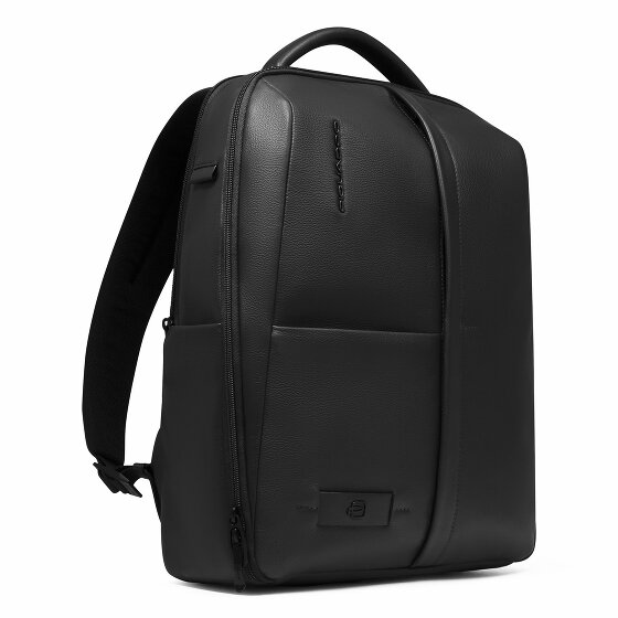 Piquadro Russel Dagrugzak RFID-bescherming Leer 41 cm Laptop compartiment