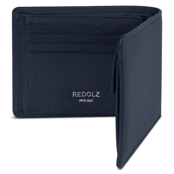 Redolz Leather Essentials QF portemonnee RFID leer 12 cm uitklapbaar