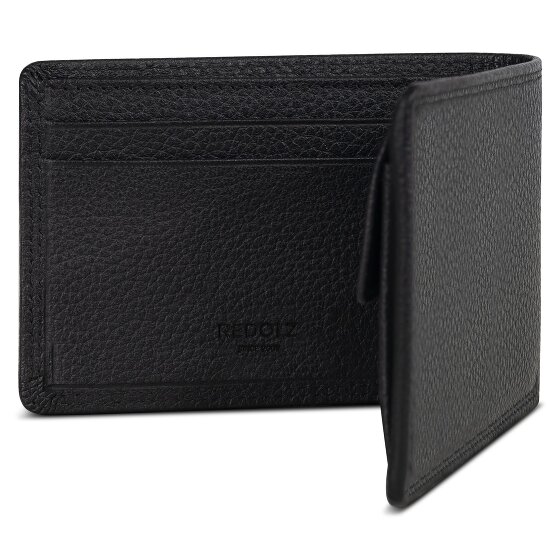 Redolz Leather Essentials QF kleine portemonnee RFID leer 10,5 cm