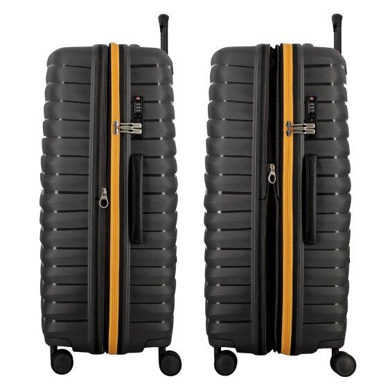 Jump Xwave 4 wielen Trolley 76 cm met uitbreidingsplooi