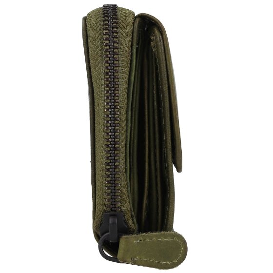 Jack Kinsky Risör Portemonnee RFID-bescherming Leer 14 cm