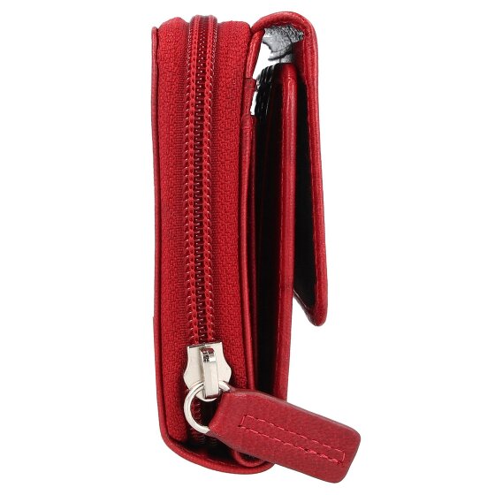 mano Donna Aurona Portemonnee RFID Leer 18 cm