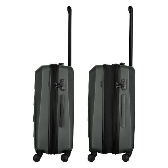 Wenger Prymo 4 wielen Trolley M 65 cm met uitbreidingsplooi