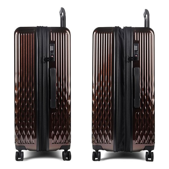 Pack Easy Flow 4 wielen Trolley L 75 cm met uitbreidingsplooi