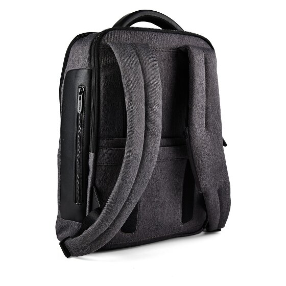 Piquadro Brief Zakelijke rugzak RFID-bescherming 41 cm Laptopvak