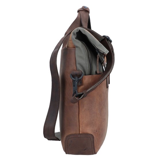 Harold's Twister aktetas Leer 40 cm Laptopcompartiment