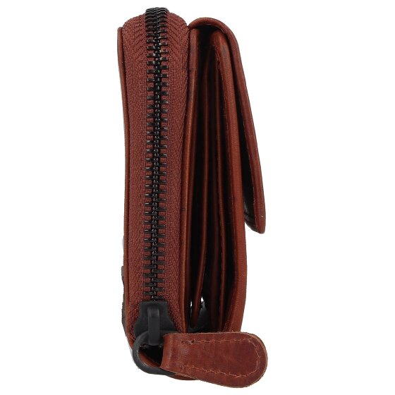 Jack Kinsky Risör Portemonnee RFID-bescherming Leer 14 cm