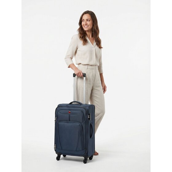 Wenger Beaumont 4 wielen Trolley M 67 cm met uitbreidingsplooi