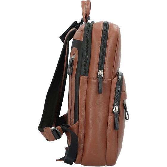 Burkely Bold Bobby Rugzak Leer 40 cm Laptopcompartiment
