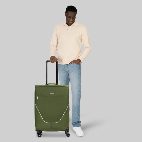 Stratic taska 4-wiel trolley M 65 cm met uitvouwbare plooi