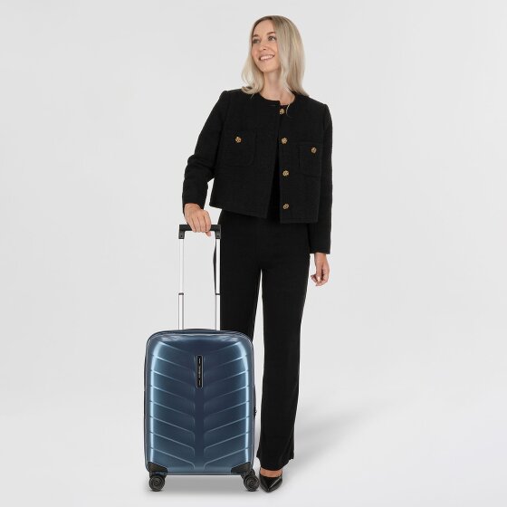 Samsonite Attrix 4 wielen Cabinewagen 55 cm met uitbreidingsplooi