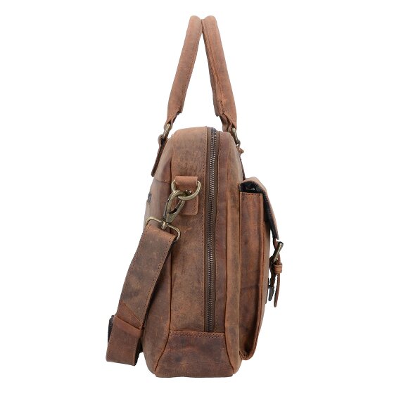 Harold's Antic Collectie Aktetas Leder 40cm Laptopcompartiment